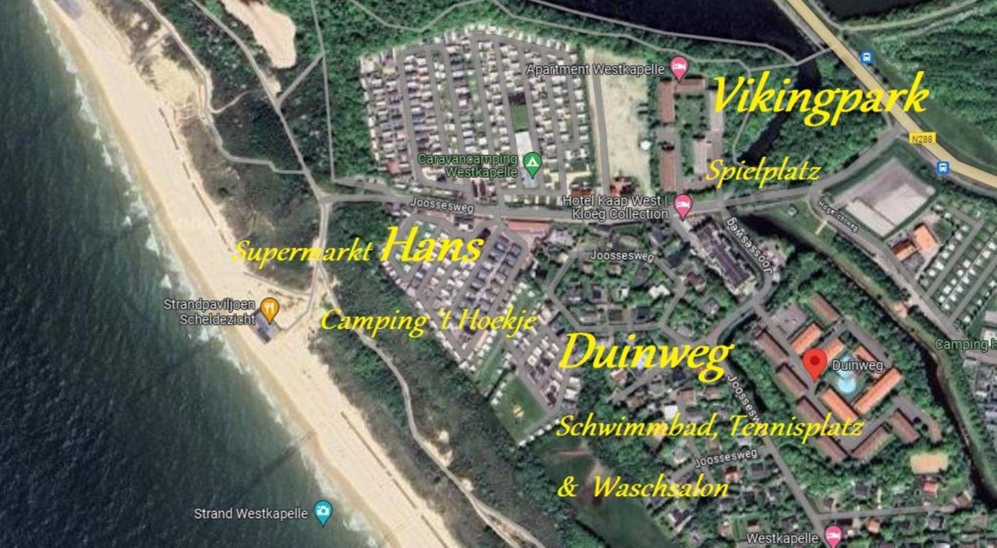 Apartamento Parkzicht Bed By The Sea Westkapelle Exterior foto